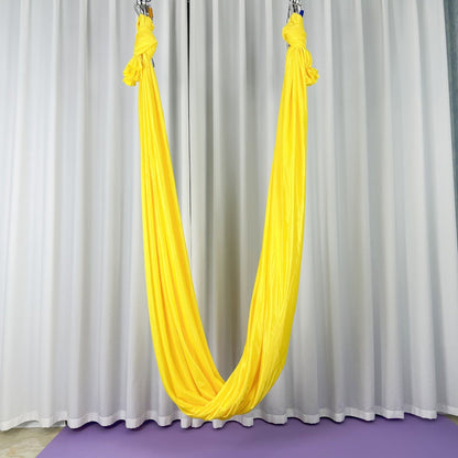 Ultra-Wide Stretch Fabric, 110 in for Aerial Yoga - Yellow