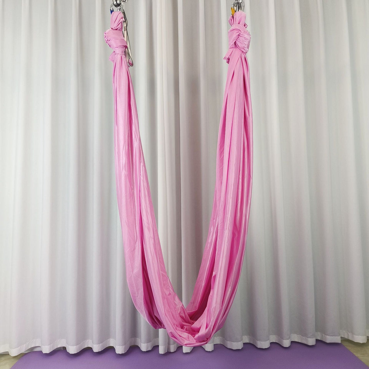 Ultra-Wide Stretch Fabric, 110 in for Aerial Yoga - Pink