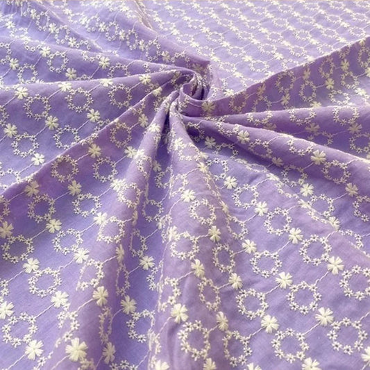 Floral Embroidered Gauze - 2