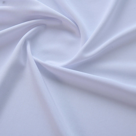 Rayon Fabric Bleached White