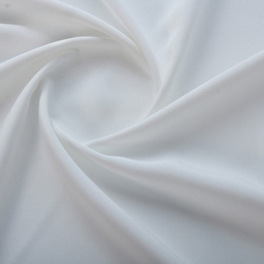 Rayon Fabric Off White