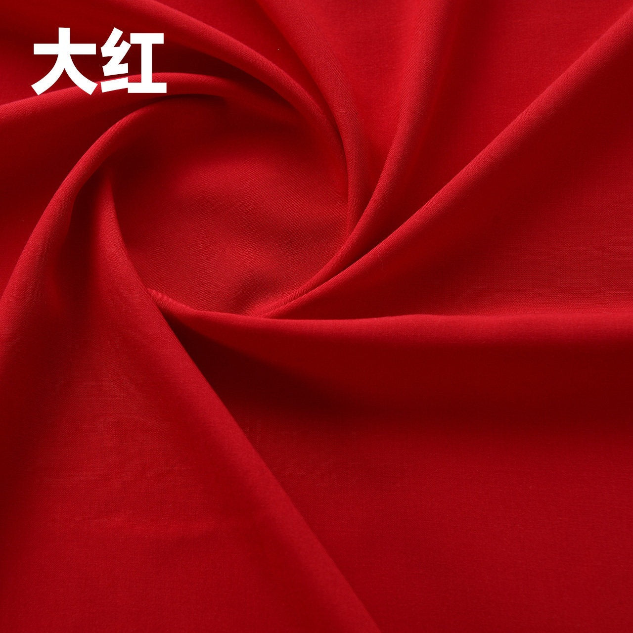 Rayon Fabric Red