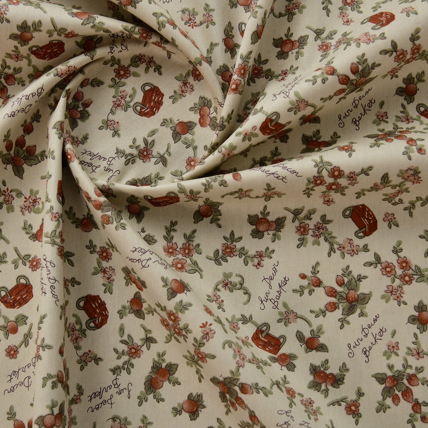 Floral Cotton Twill XW-B-01