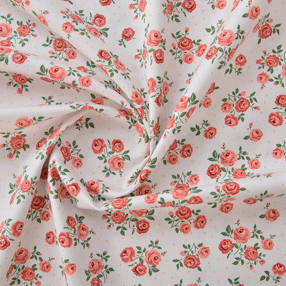 Floral Cotton Twill XW-B-17