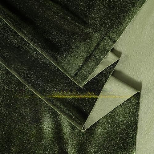 Velvet Fabric, Solid, for Sofa Throws & Curtains, 55 in Wide
