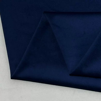 Velvet Fabric, Solid, for Sofa Throws & Curtains, 57 in Wide - Royal Blue