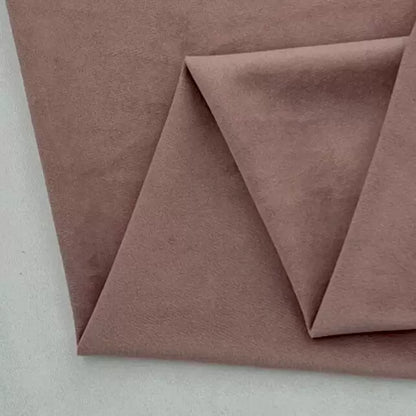 Velvet Fabric, Solid, for Sofa Throws & Curtains, 57 in Wide - Dirty Pink