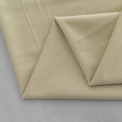 Velvet Fabric, Solid, for Sofa Throws & Curtains, 57 in Wide - Off White