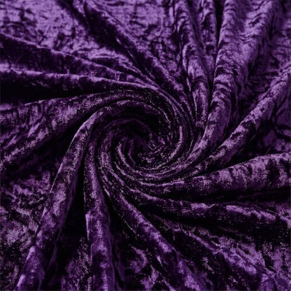 Velvet Fabric, Solid, for Sofa Throws & Curtains, 57 in Wide - Purple