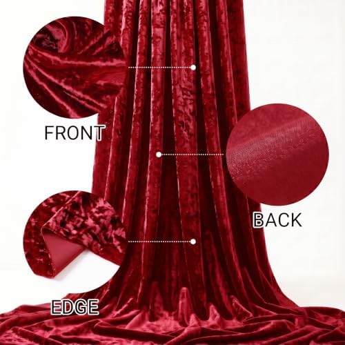 Velvet Fabric, Solid, for Sofa Throws & Curtains, 57 in Wide
