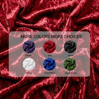 Velvet Fabric, Solid, for Sofa Throws & Curtains, 57 in Wide