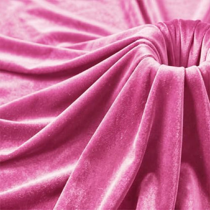 Velvet Fabric, Solid, for Sofa Throws & Curtains, 59 in Wide - Fuchsia