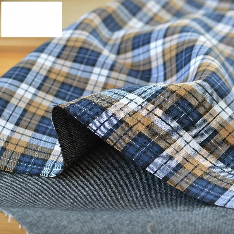 Vintage Houndstooth Stretch TR Suiting Fabric, Wrinkle-Resistant Cloth for Pants & Coats - Houndstooth E
