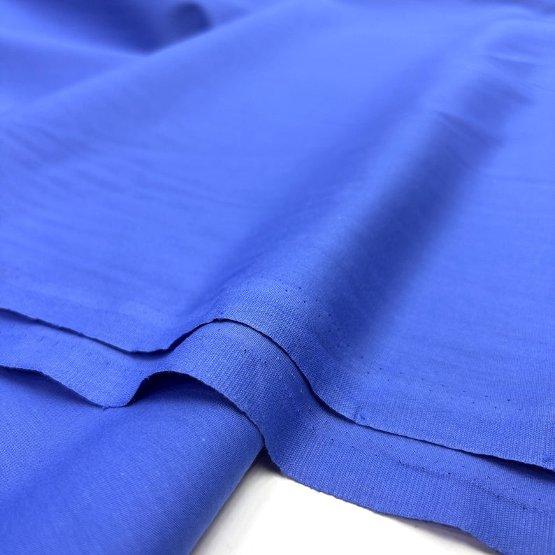Violet Blue Cotton Poplin, for Dresses & Blouses - Royal Blue
