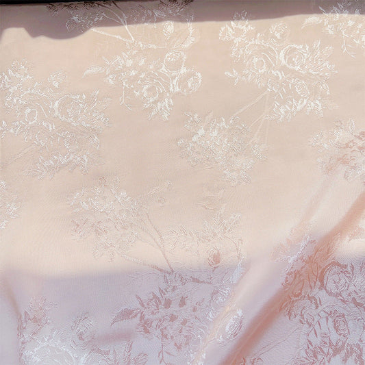 Viscose Rayon Sheen Jacquard Fabric, for Hanfu & Blouses