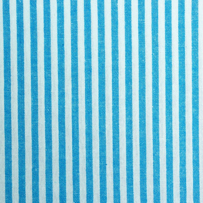 Washed Stripe Woven Cotton Fabric, Fine Stripes for Shirts & Crafts - Navy 11
