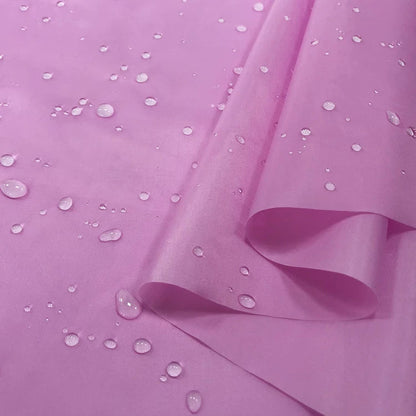 Waterproof Fabric, 150cm Polyester for Umbrellas, Tents & Curtains - Pink