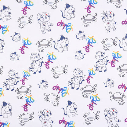 Waterproof Taffeta Craft Fabric, for Smocks & Pet Coats - Stripe