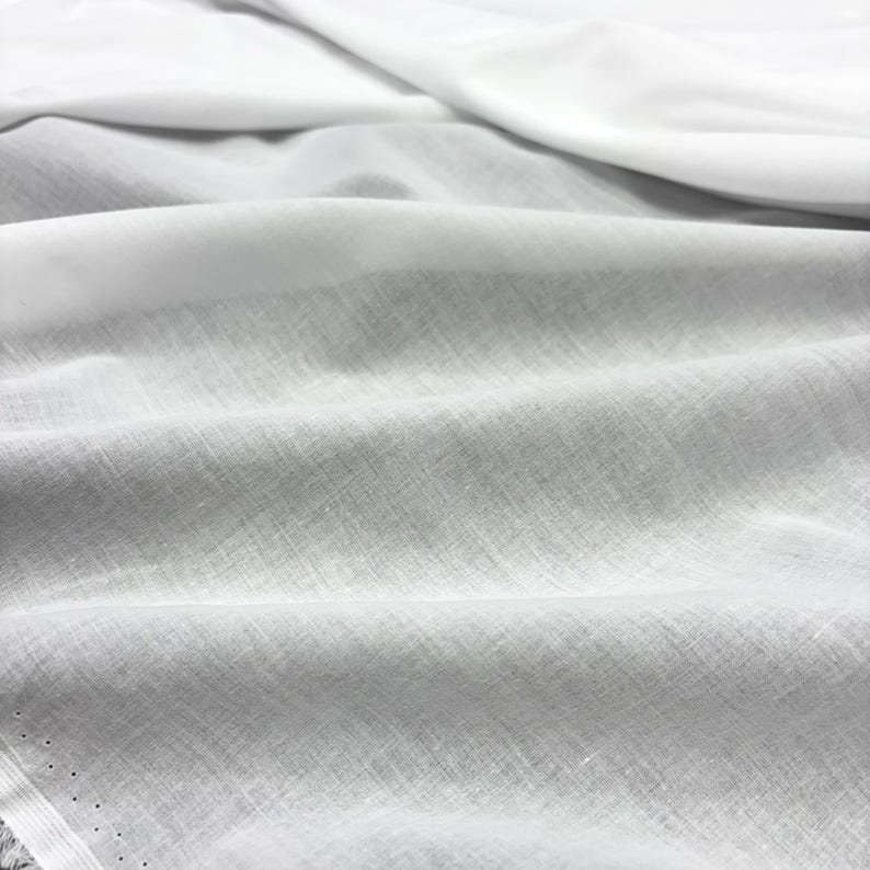 White Cotton Lawn Fabric, for Baby & Crafts