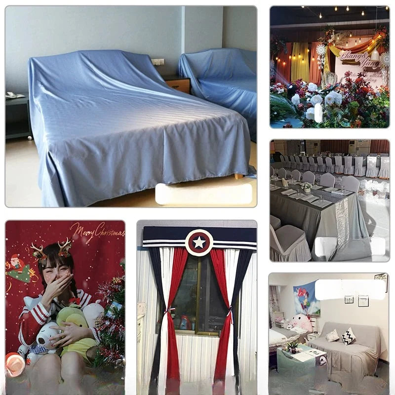 Dust Cover Fabric, Wide 315cm Polyester for Furniture & Storage
