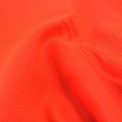 Uniform Fabric, Wool-Like Polyester for Workwear & Apparel - Neon Orange
