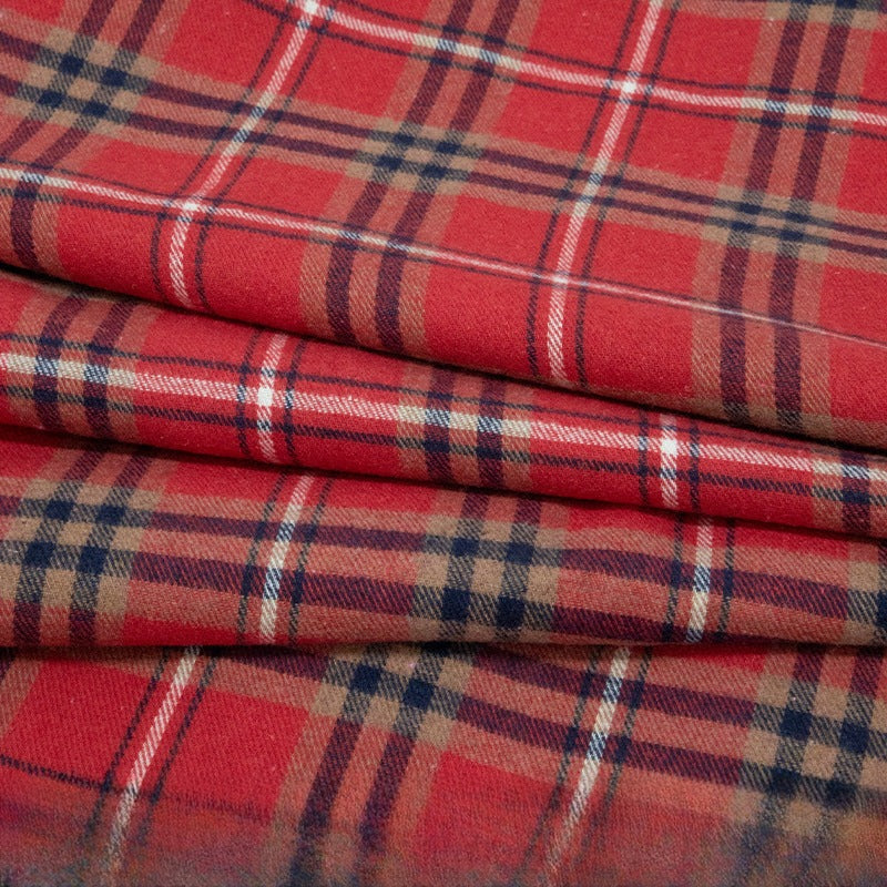 Plaid Flannel - Gray Pink