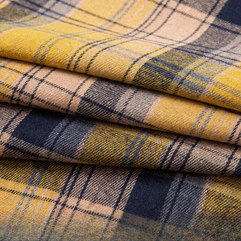 Plaid Flannel - Blue White