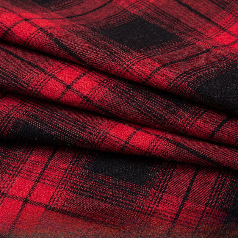 Plaid Flannel - Black White