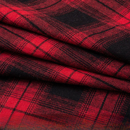 Plaid Flannel - Black White